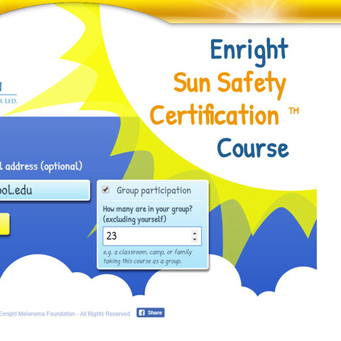 Starting a course. A teacher can sign up a whole group, like a classroom or a camp.